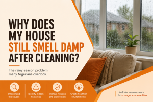 Read more about the article Why Does My House Still Smell Damp After Cleaning? The Rainy Season Problem Many Nigerians Overlook